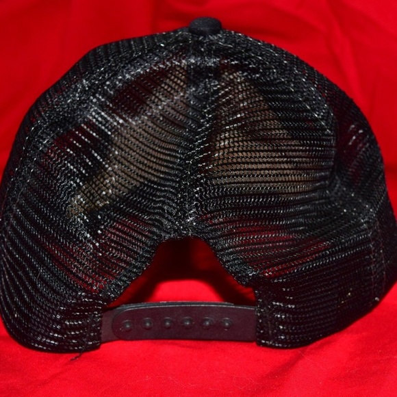 Vintage Miller Time Black Mesh Trucker Hat Cap - Picture 2 of 6